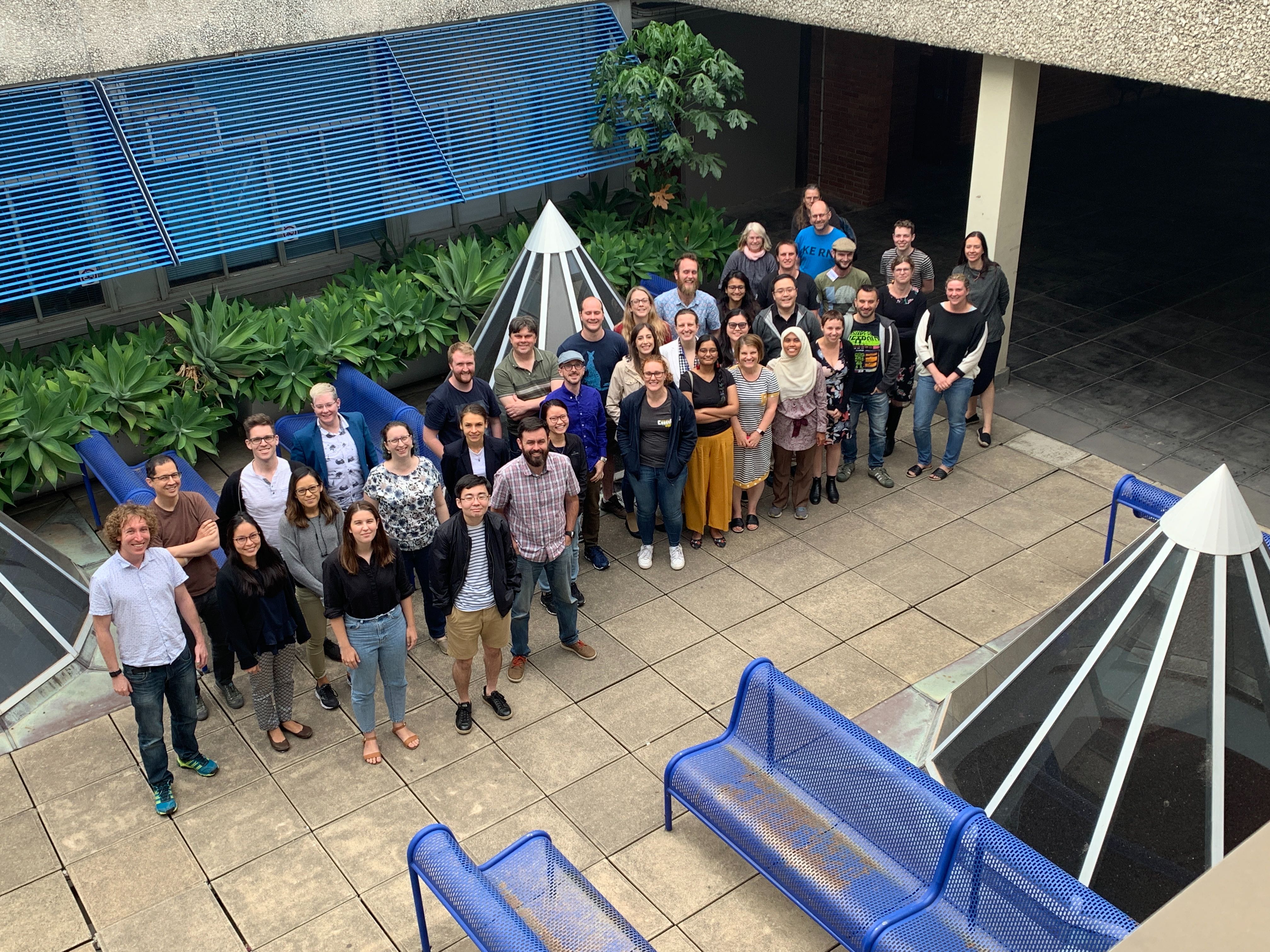 group photo of 40 participants